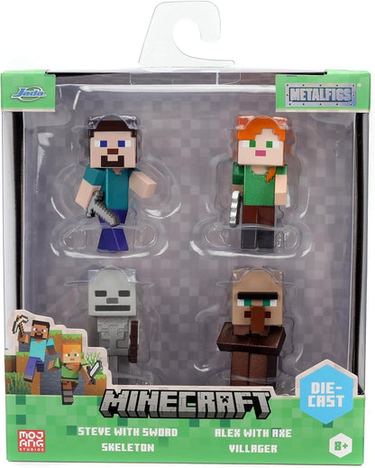 Minecraft 2.5 Inch Metal Figs Wave 4 - 4 Pack