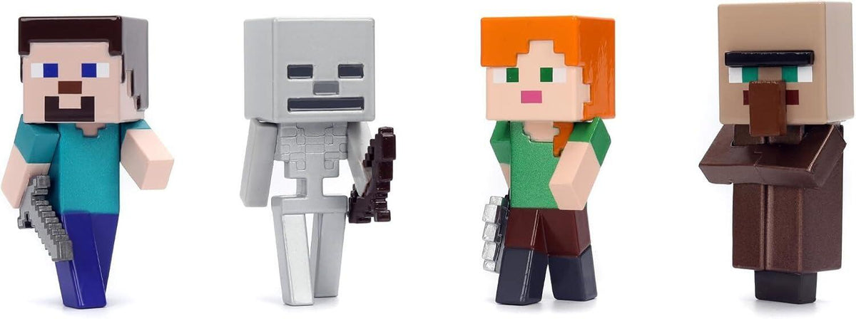 Minecraft 2.5 Inch Metal Figs Wave 4 - 4 Pack