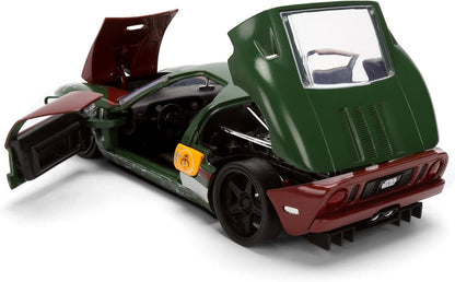 Star Wars 1:24 Scale Jada Hollywood Rides Die Cast Vehicle - Boba Fett & 2005 Ford GT