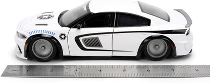 Star Wars 1:24 Scale Jada Hollywood Rides Die Cast Vehicle - Stormtrooper 2021 Dodge Charger