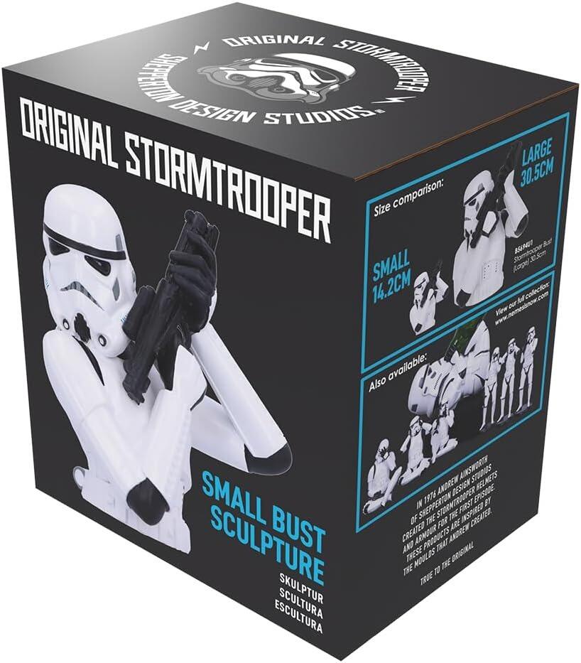 Star Wars The Original Stormtrooper 5.5 Inch Resin Collectible Figurine - Stormtrooper Bust (Small)