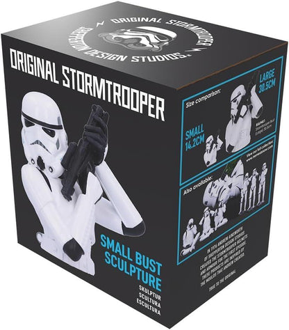 Star Wars The Original Stormtrooper 5.5 Inch Resin Collectible Figurine - Stormtrooper Bust (Small)