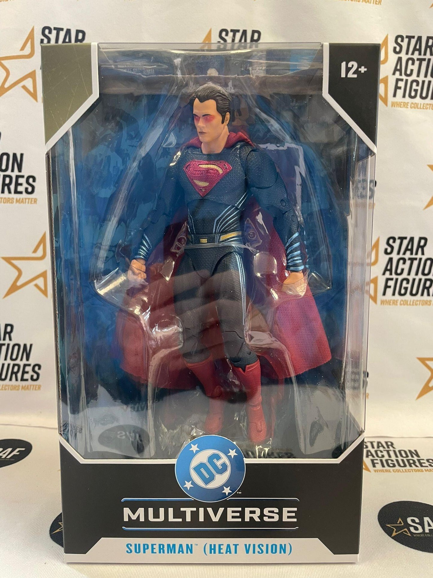 DC Multiverse 7 Inch Theatrical Action Figure - Superman Heat Vision (2016 Batman Vs Superman)