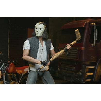 Teenage Mutant Ninja Turtles 1990 Movie 7 Inch Ultimate Action Figure - Casey Jones With Dirt Bike