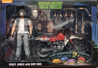 Teenage Mutant Ninja Turtles 1990 Movie 7 Inch Ultimate Action Figure - Casey Jones With Dirt Bike