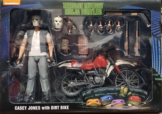 Teenage Mutant Ninja Turtles 1990 Movie 7 Inch Ultimate Action Figure - Casey Jones With Dirt Bike