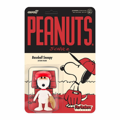 Peanuts Reaction Action Figure Wave 5 - Baseball Snoopy