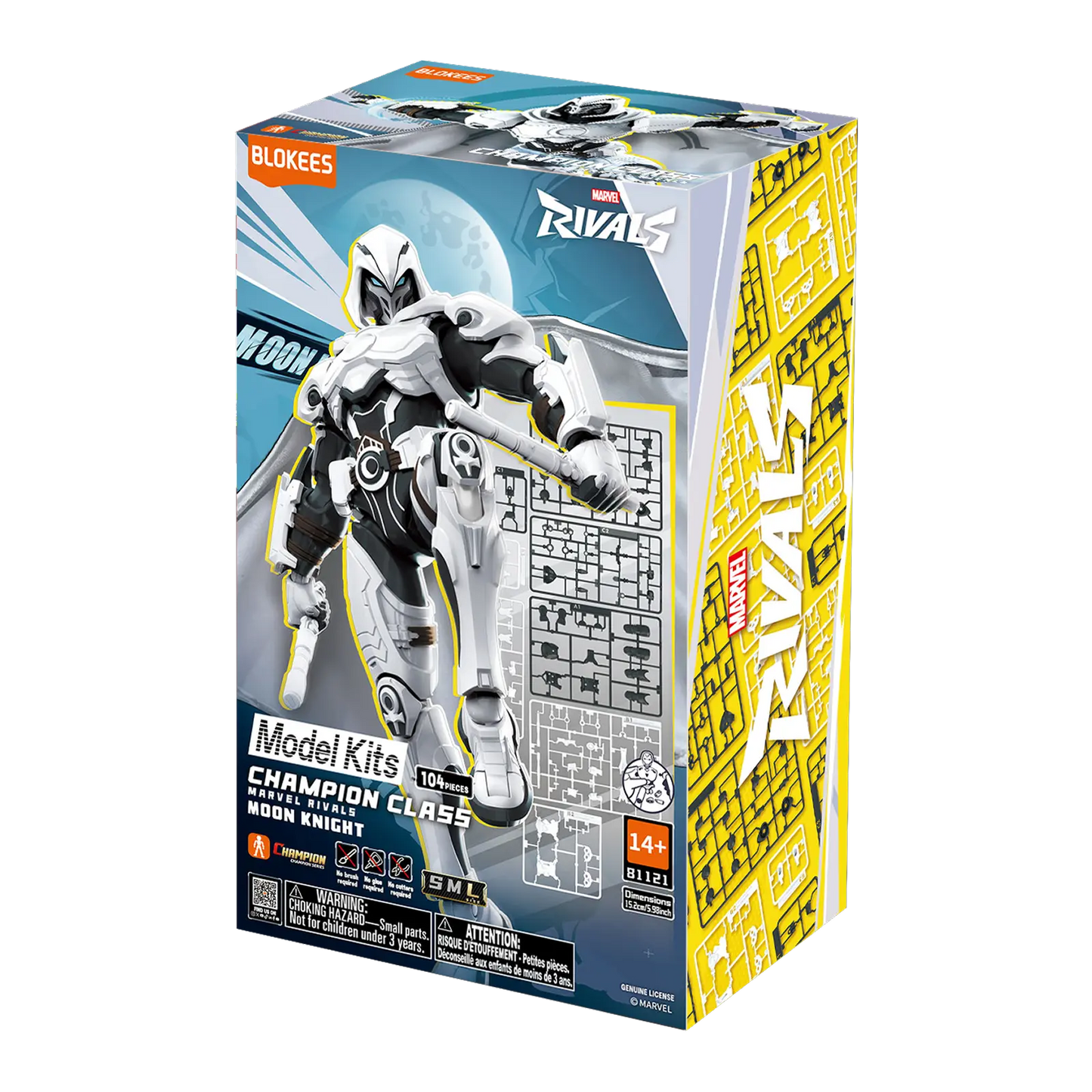Marvel Champion Class Blokees Deluxe Model Kit - Moon Knight (Rivals)