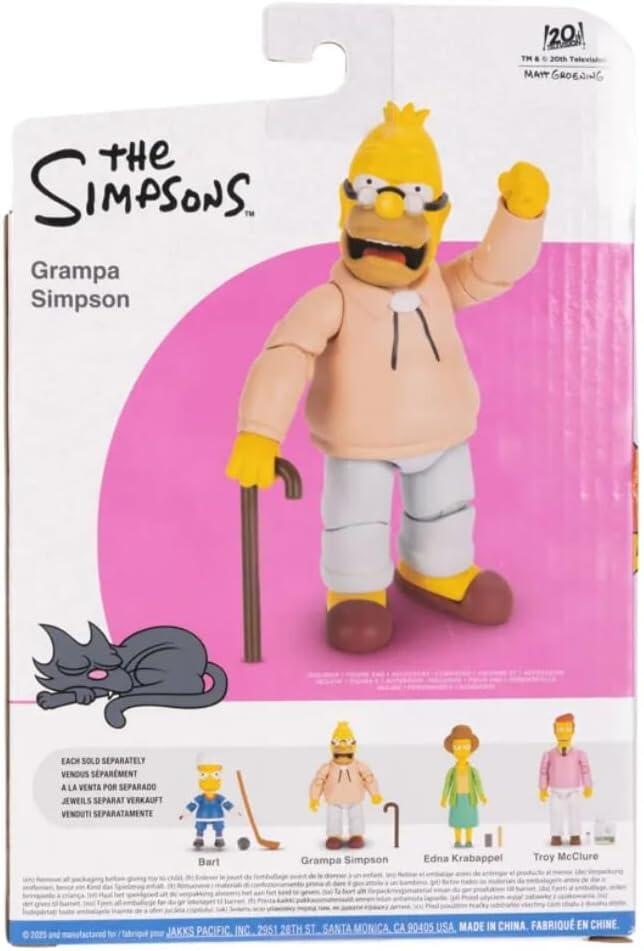 The Simpsons 5 Inch Scale Action Figure Wave 5 - Grampa Simpson
