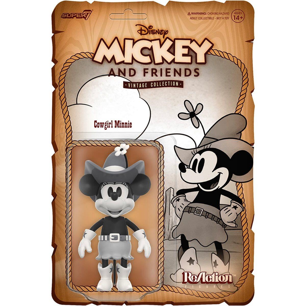 Mickey and Friends Disney ReAction Action Figure Wave 3 - Cowgirl Minnie