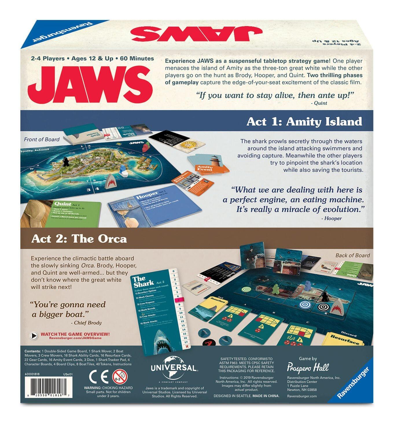 Jaws Strategy Board Game