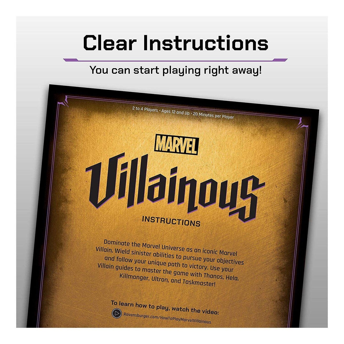 Marvel Villainous Infinite Power Board Game