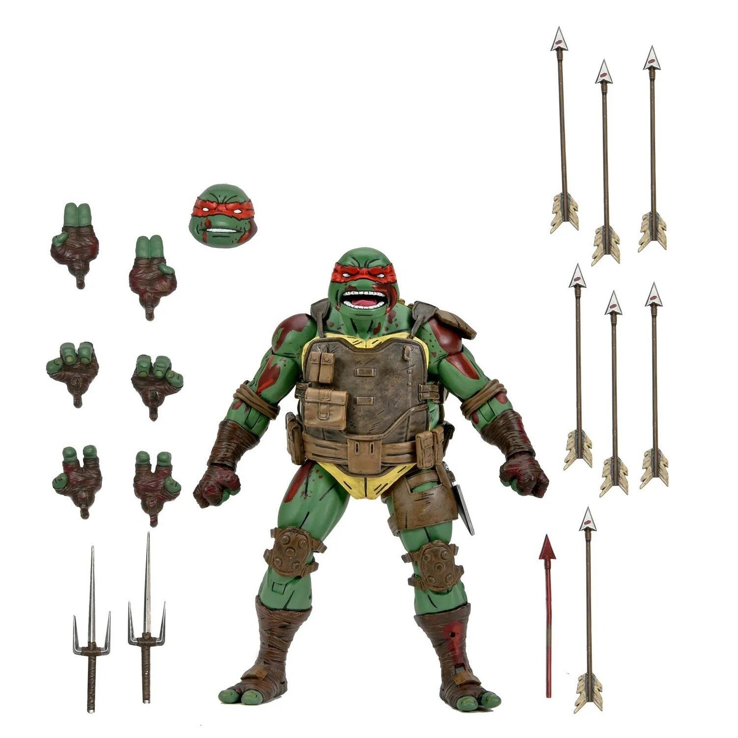 Teenage Mutant Ninja Turtles Comic 7 Inch Ultimate Action Figure - Raphael (First To Fall)