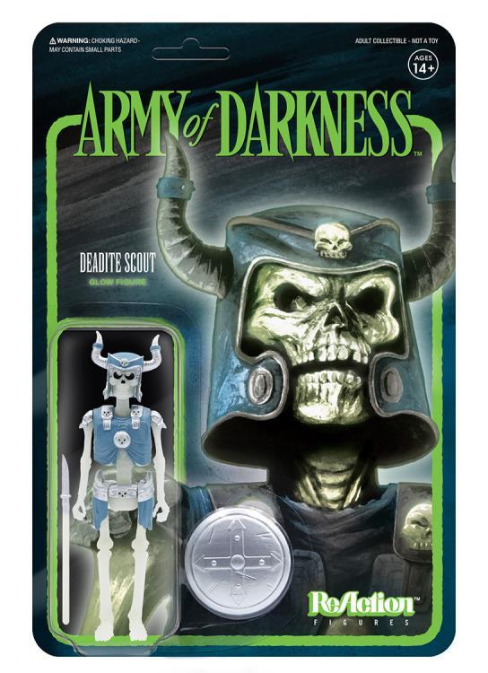 Army of Darkness SDCC 2021 Exclusive ReAction Action Figure- Deadite Scout (Glow)