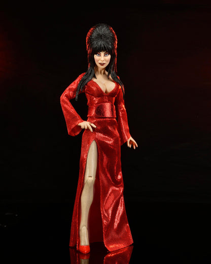 Elvira 8-Inch Scale Clothed Action Figure - Elvira (Red, Fright & Boo)