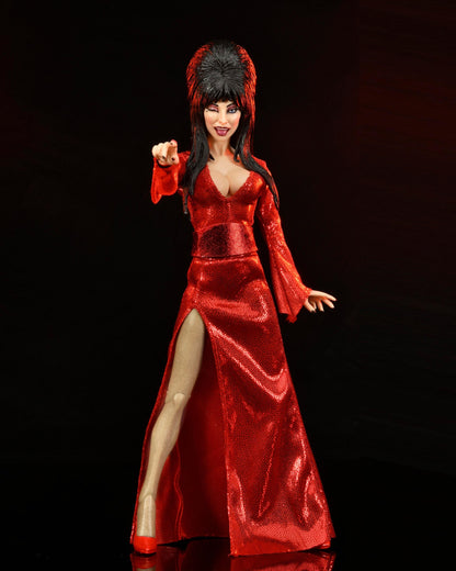 Elvira 8-Inch Scale Clothed Action Figure - Elvira (Red, Fright & Boo)