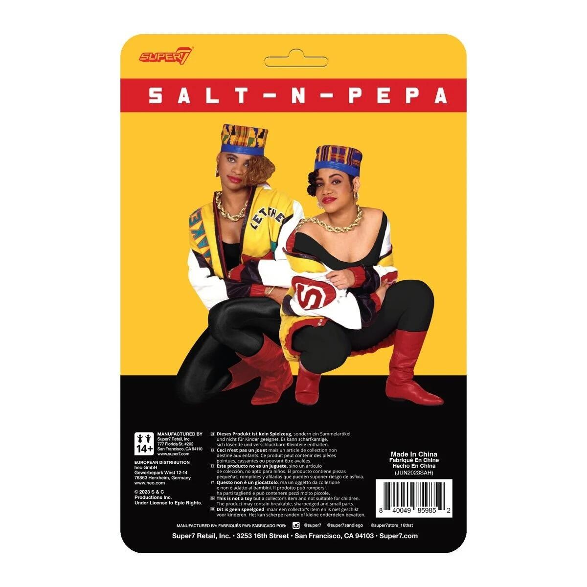 Salt-N-Pepa ReAction Action Figure Wave 1 - Salt-N-Pepa (Let There Be Music)