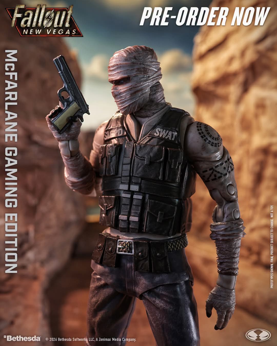 *PRE-ORDER McFarlane Fallout New Vegas Gaming Edition 7 Inch Action Figure Wave 1 - Joshua Graham