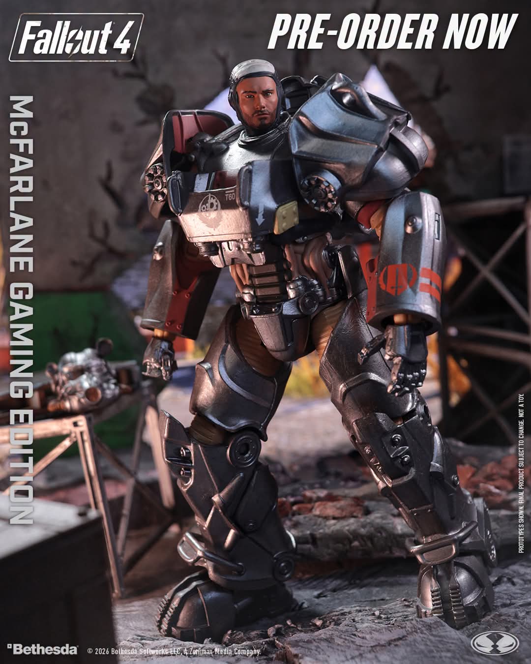 *PRE-ORDER McFarlane Fallout 4 Gaming Edition 7 Inch Action Figure Wave 1 - Paladin Danse