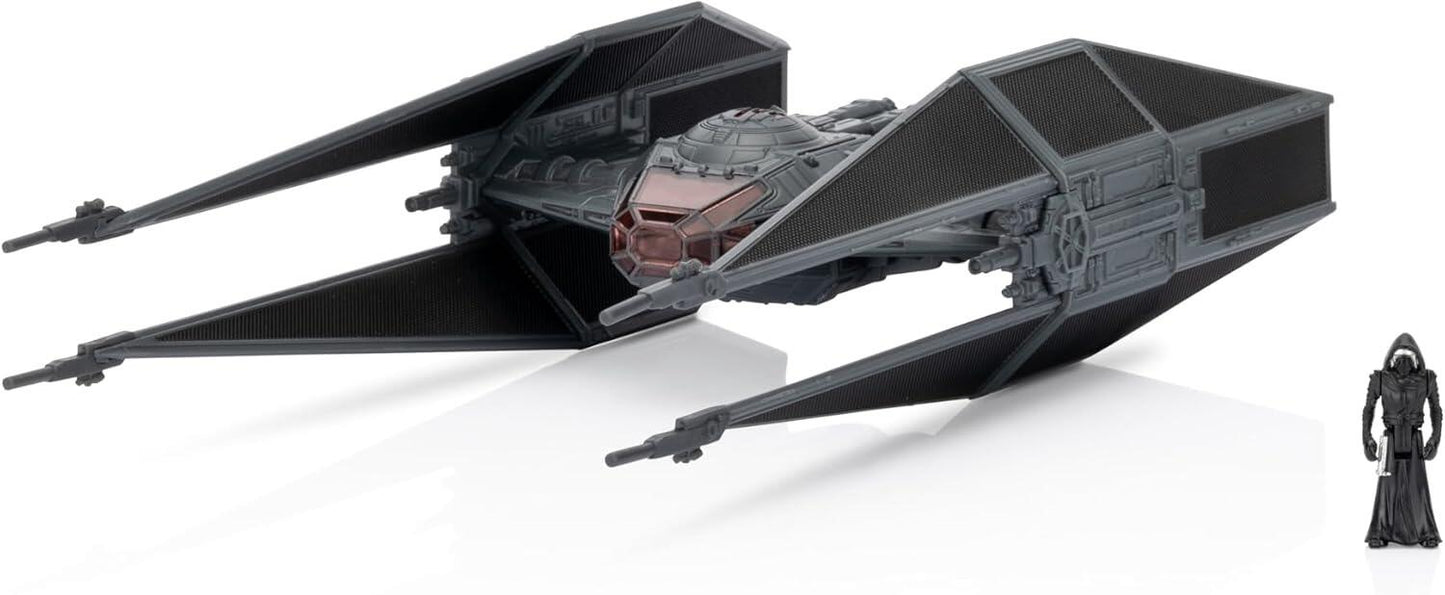 Star Wars Micro Galaxy Squadron 5 Inch Vehicle Series 8 - Tie Silencer With Kylo Ren