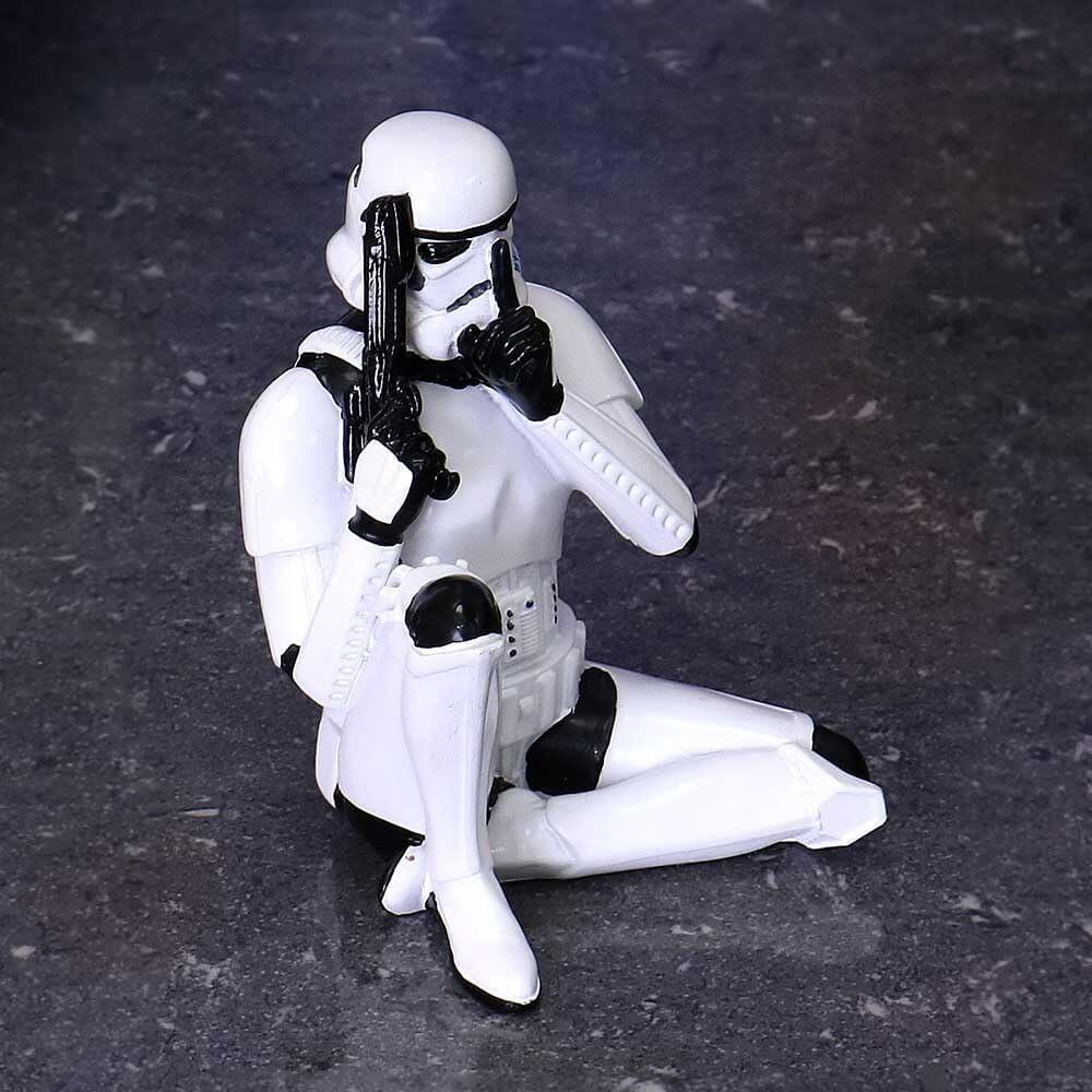Star Wars The Original Stormtrooper 4 Inch Resin Collectible Figurine - Stormtrooper Speak No Evil