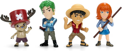 One Piece 2.5 Inch Metal Die Cast Figs - 4 Pack