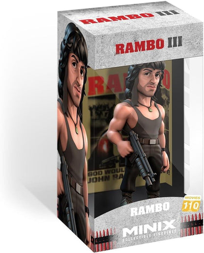 Rambo III Minix 5 Inch Collectible Figurine - Rambo With T-Shirt