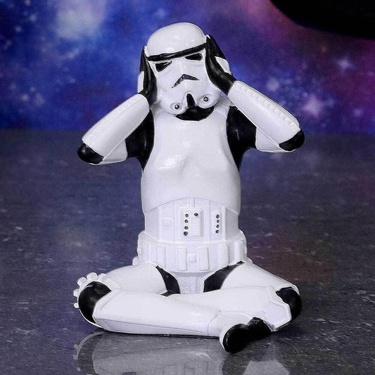 Star Wars The Original Stormtrooper 4 Inch Resin Collectible Figurine - Stormtrooper Hear No Evil