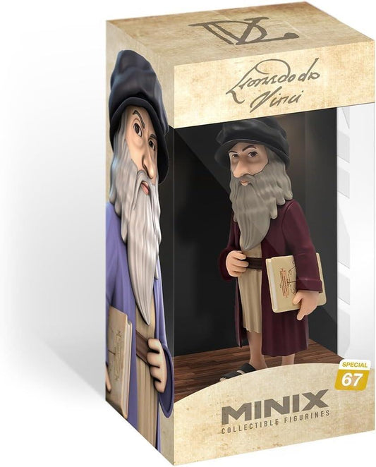 Leonardo Da Vinci Minix 5 Inch Collectible Figurine - Leonardo Da Vinci