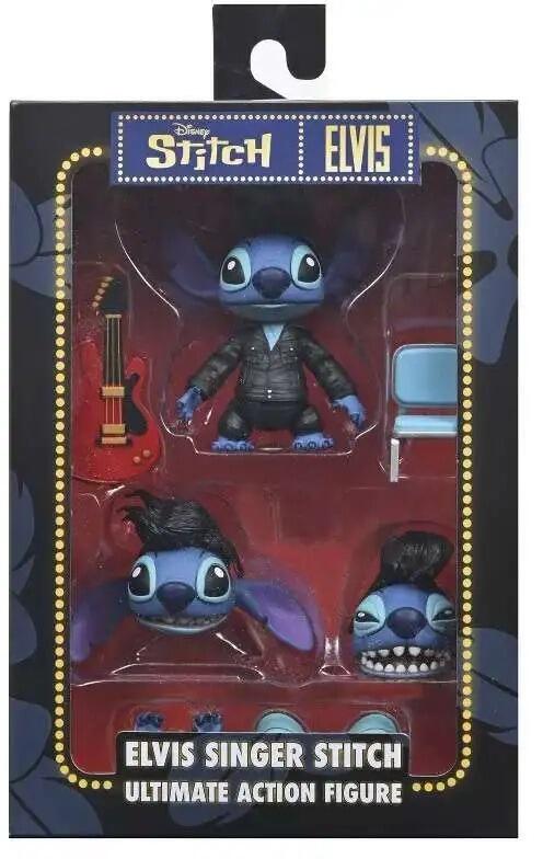 Lilo & Stitch 7 Inch Scale Ultimate Action Figure - Stitch (Black Elvis Suit)