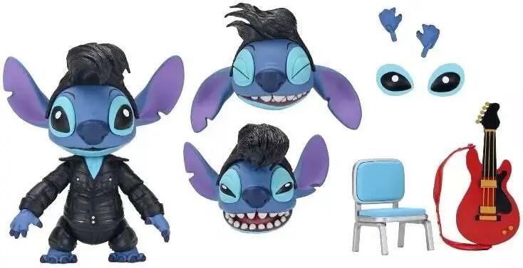 Lilo & Stitch 7 Inch Scale Ultimate Action Figure - Stitch (Black Elvis Suit)
