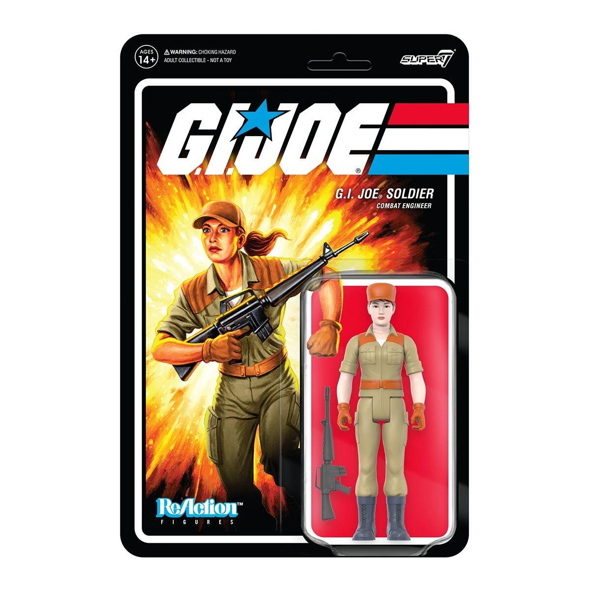 G.I. Joe ReAction Action Figure Wave 3 - Combat Soldier (Ponytail)