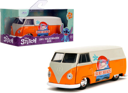Lilo & Stitch Jada Hollywood Rides 1:32 Scale Die Cast Vehicle - 1961 Volkswagen Bus