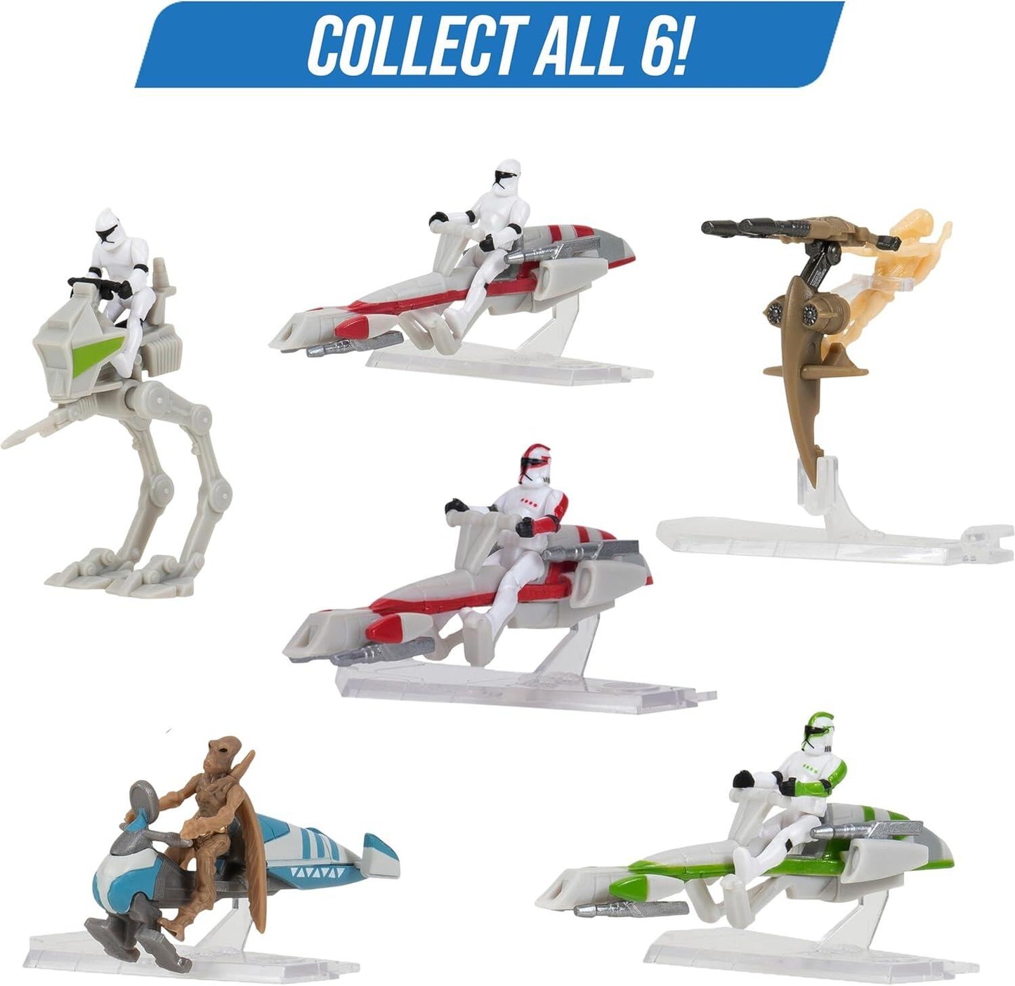 Star Wars Micro Galaxy Squadron 2 Inch Vehicle Series 6 Scout Class - Blind Box