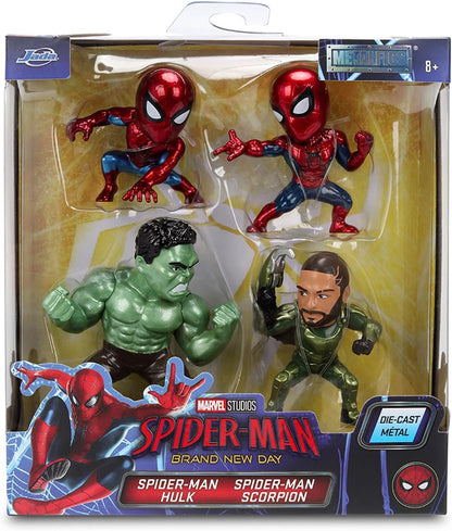Marvel Spiderman Brand New Day 2.5 Inch Metal Die Cast Figs  - 4 Pack