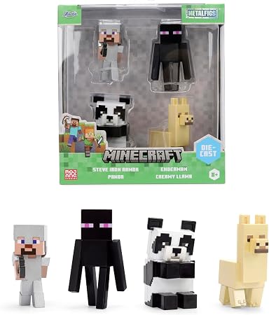 Minecraft 2.5 Inch Metal Die Cast Figs Wave 6 - 4 Pack