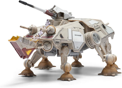 Star Wars Micro Galaxy Squadron 9 Inch Dreadnaught Class Vehicle - AT-TE With Clone Troopers