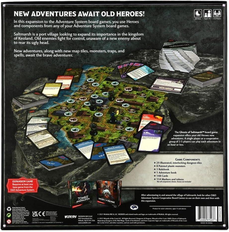 Dungeons & Dragons: Ghosts of Saltmarsh Adventure System Board Game Expansion (Premium Edition)