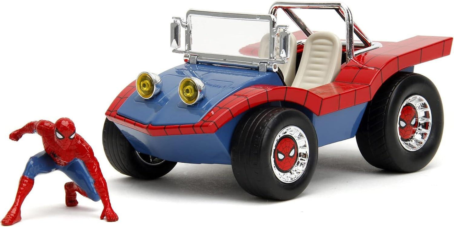 Spider-Man - Spider-Man & Buggy Hollywood Rides 1:24 Scale Die Cast Vehicle