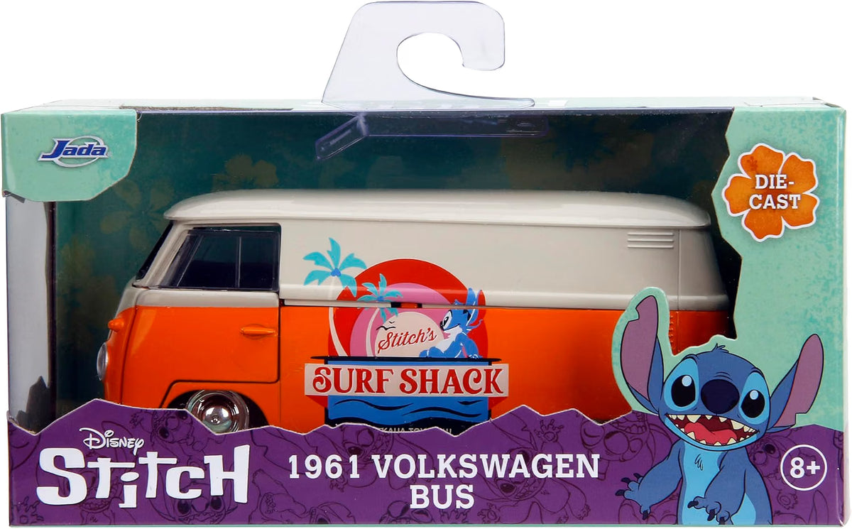 Lilo & Stitch Jada Hollywood Rides 1:32 Scale Die Cast Vehicle - 1961 Volkswagen Bus