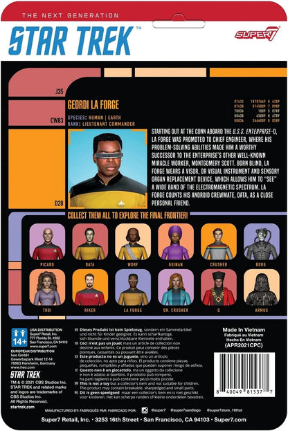 Star Trek: The Next Generation ReAction Action Figure Wave 2 - La Forge