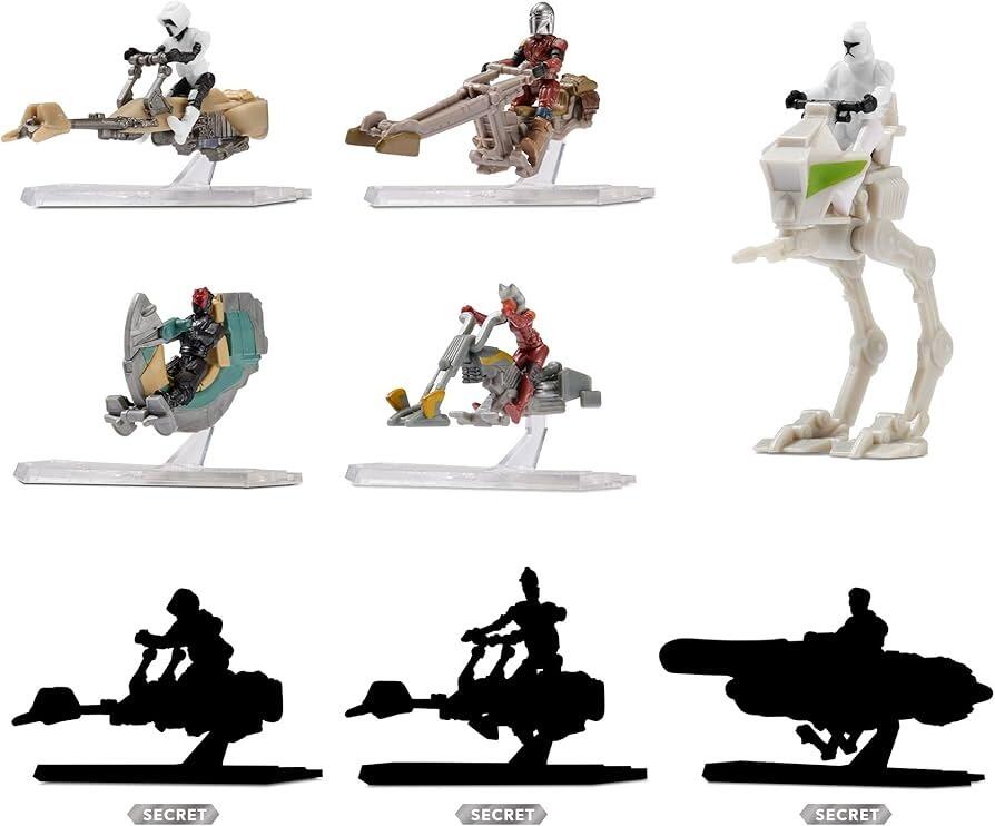 Star Wars Micro Galaxy Squadron 2 Inch Vehicle Series 1 Scout Class - Blind Box (Walgreens)