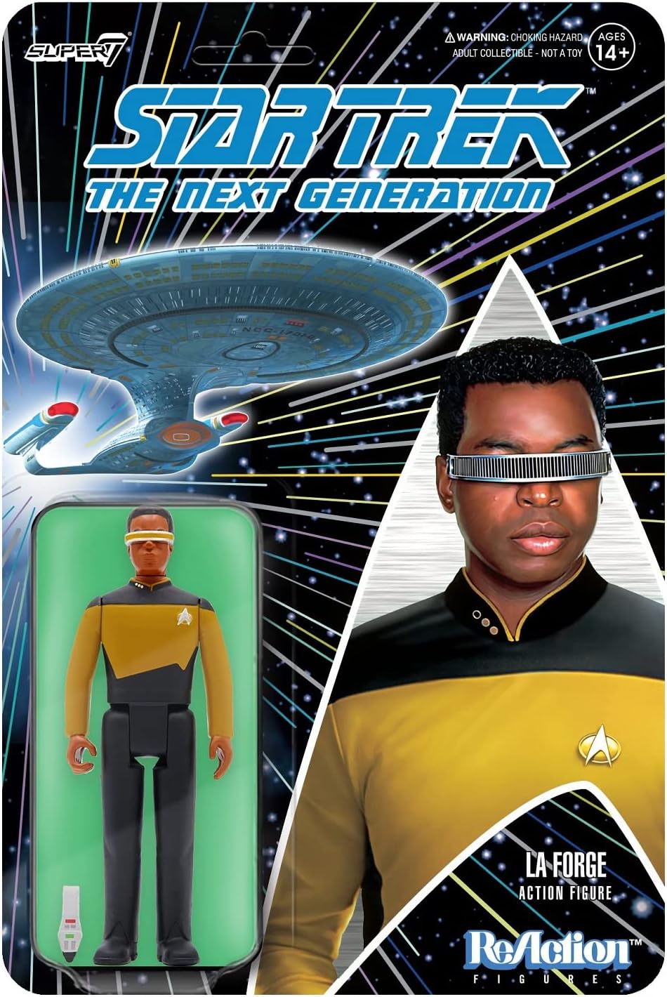 Star Trek: The Next Generation ReAction Action Figure Wave 2 - La Forge