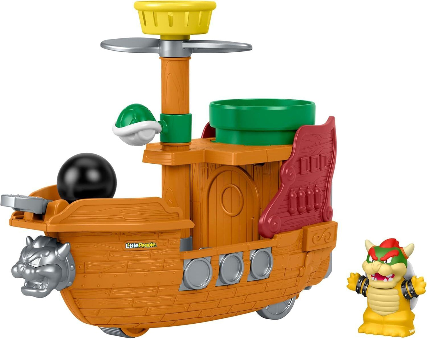 Fisher Price Little People Collectible Figure Set - Super Mario Bowser's Airship