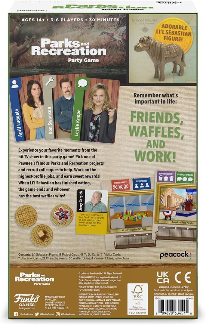 Parks and Recreation Party Card Game