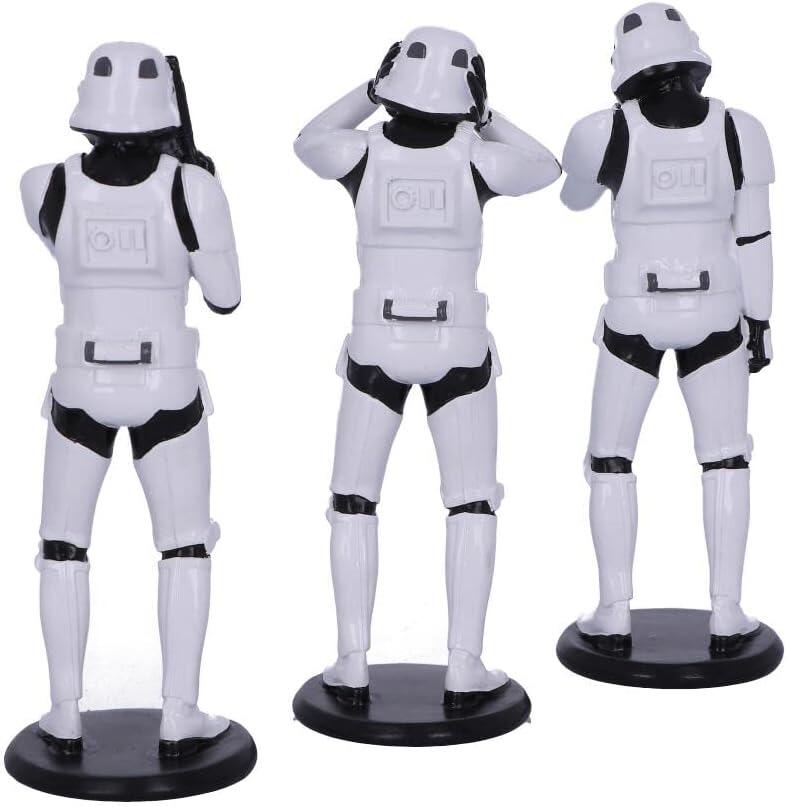 Star Wars The Original Stormtrooper 5.5 Inch Resin Collectible Figurine - Three Wise Stormtroopers (Standing)