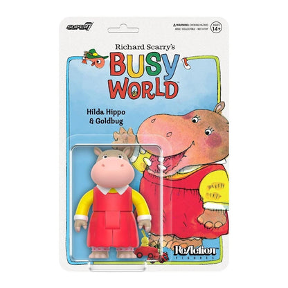 Richard Scarry Reaction Action Figure - Hilda Hippo