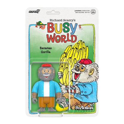 Richard Scarry Reaction Action Figure - Bananas Gorilla