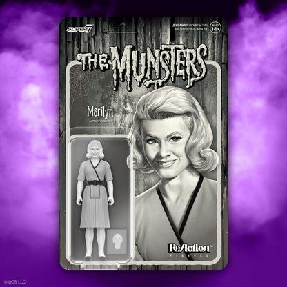The Munsters Reaction Action Figure - Marilyn Greyscale
