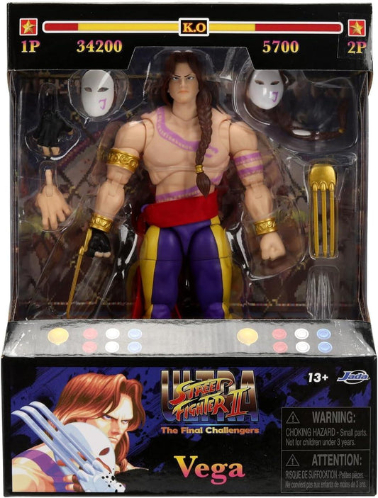 Ultra Street Fighter II 6 Inch Action Figure Wave 4 - Vega